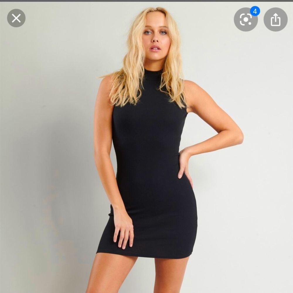 Smock Neck Tank Top Dress
